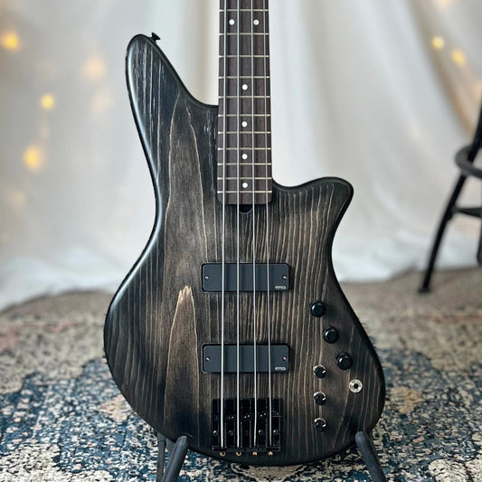 Modern Series Jacqueline SB2-34 34-Inch Long-Scale Bass in Coffee Bean with EMG E4W Pickup Set (Active) and EMG V/B/T and B64EQ (Active - 18v) - 2E042005 - Front Square