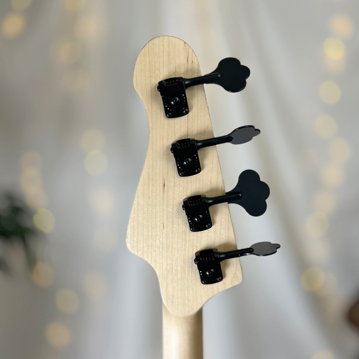 O* Series Jacqueline J2 34-Inch Long-Scale Bass in Bahama Nights with Tonerider Classic J Pickup Set (Passive) and V-V-T (Passive) Electronics - Headstock Back