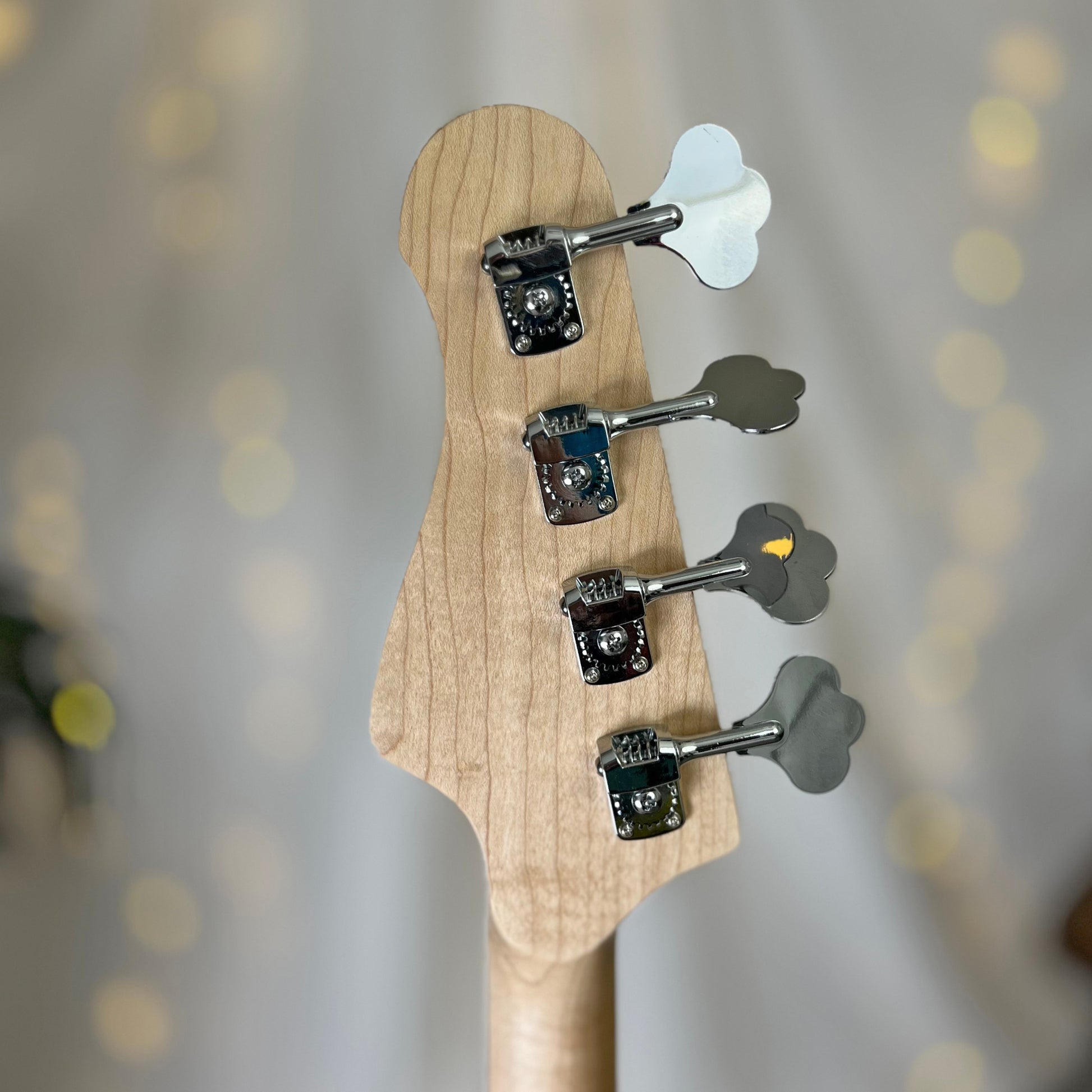 O* Series Pamela P 34-Inch Long-Scale Bass in Magic Black with EMG PVHZ Pickup (Passive) - 2E045002 - Headstock Back