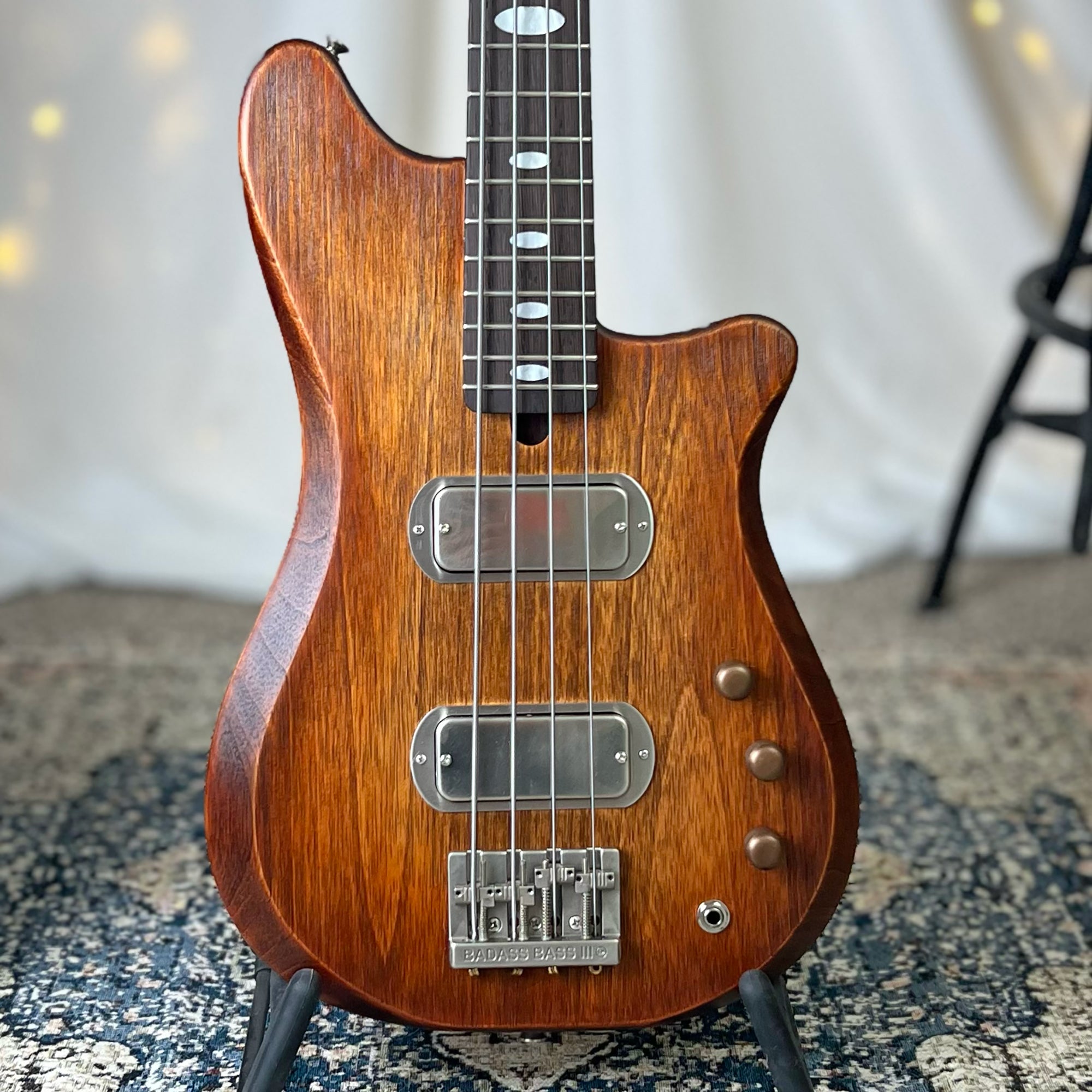 Hope TB2 30-Inch Short-Scale Bass in Teddy Bear Brown with Fralin Cust ...
