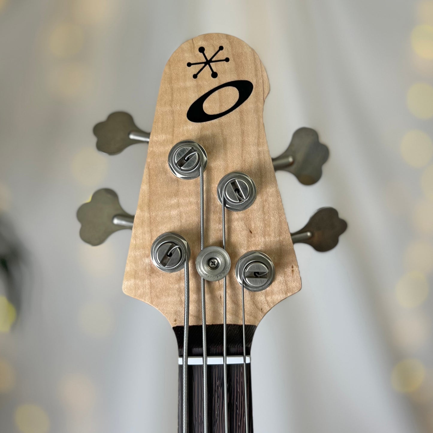 2026 NAMM Bass | Jacqueline RPJ-32 32-Inch Medium-Scale Bass in Purple Twilight with EMG Geezer Butler PJ (Passive) Pickup Set and EMG SPPP/V/T (Passive) Electronics