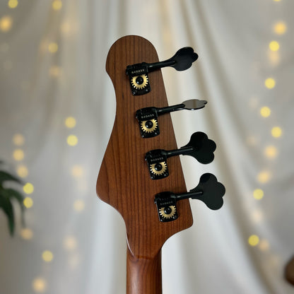 Modern Series Jacqueline RPJ-34 34-Inch Long-Scale Bass in Midnight Glow with EMG PCS/JA Pickup Set (Active) and EMG V/B/T Electronics with B64EQ 3-Band Preamp (Active - 18v)