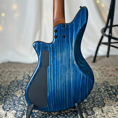 Modern Series Jacqueline RPJ-34 34-Inch Long-Scale Bass in Midnight Glow with EMG PCS/JA Pickup Set (Active) and EMG V/B/T Electronics with B64EQ 3-Band Preamp (Active - 18v) - 2E042004 - Back Square
