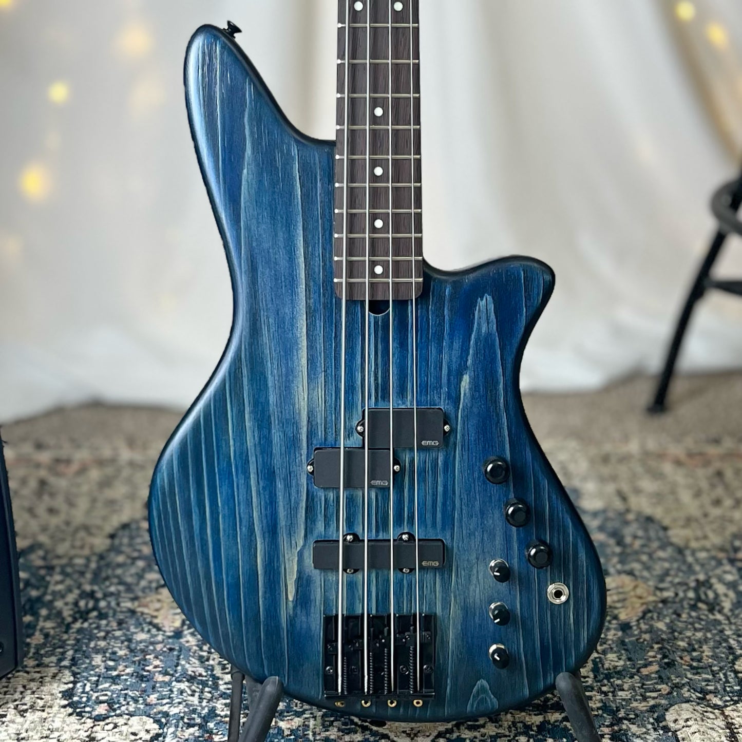 Modern Series Jacqueline RPJ-34 34-Inch Long-Scale Bass in Midnight Glow with EMG PCS/JA Pickup Set (Active) and EMG V/B/T Electronics with B64EQ 3-Band Preamp (Active - 18v) - 2E042004 - Front Square