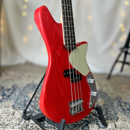 O Series Shelby P 30-Inch Medium-Scale Bass in Fast Car Red with Tonerider Classic P Pickup and V-T Electronics - 2D105002 - .75