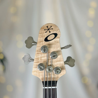 Pamela S-32 32-Inch Medium-Scale Bass in Toasted Caramel with Fralin Split 51 P Bass (Passive) Pickup and V-T (Passive) Electronics
