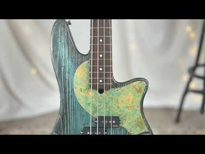 Roxanne P2 32-Inch Medium-Scale Bass with EMG PVHZ and GZR-P Pickups and EMG SPPP-SPPP-T Electronics Sound Samples