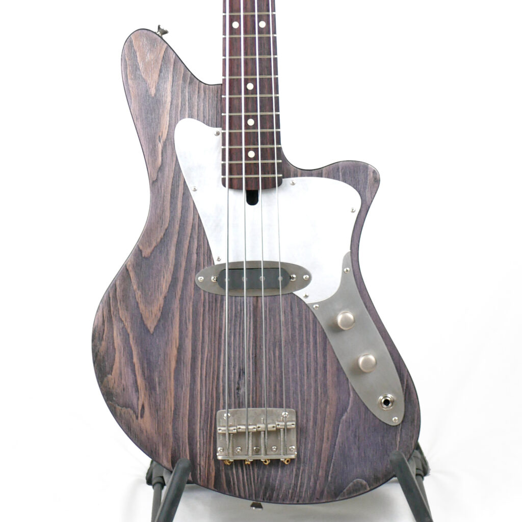 Jackie-O S 30" Short-Scale Bass in Purple Twilight on Textured Pine with Nordstrand 51P4S A3 Pickup