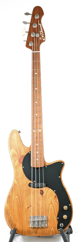 Roxie 51P 30" Short-Scale Bass in Butterscotch Candy on Textured Pine with Fralin Split '51 P-Bass (Passive) Pickup