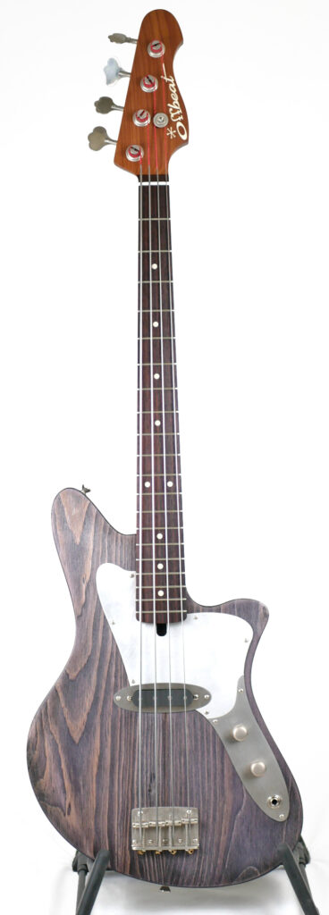 Jackie-O S 30" Short-Scale Bass in Purple Twilight on Textured Pine with Nordstrand 51P4S A3 (Passive) Pickup