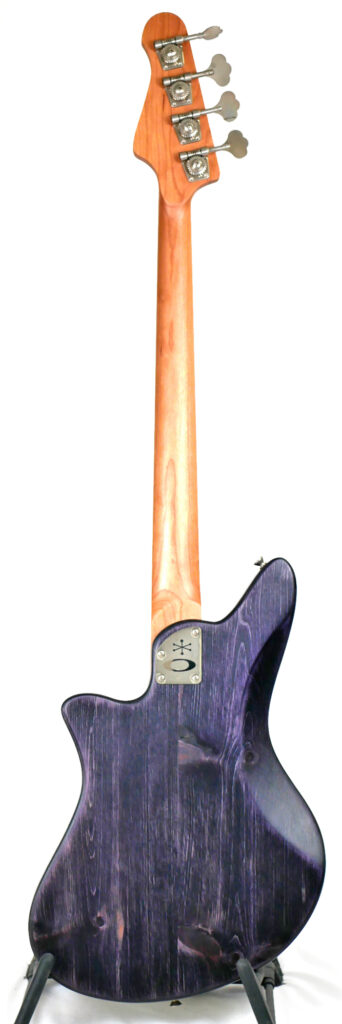 Jacqueline J2 32" Medium-Scale Bass in Black Plum on Textured Pine