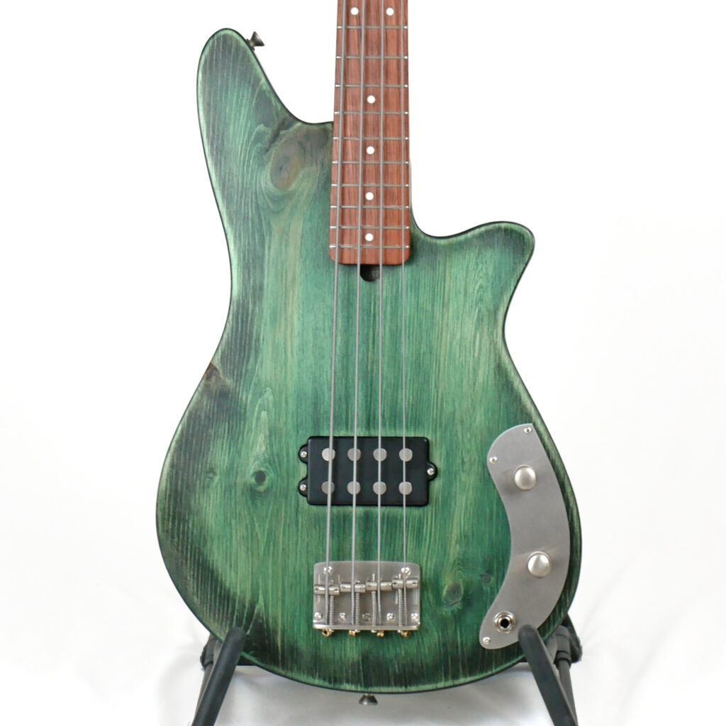 Marilyn MM 32" Medium-Scale Bass in Jade Glow on Textured Pine with Nordstrand MM4.2 Pickup